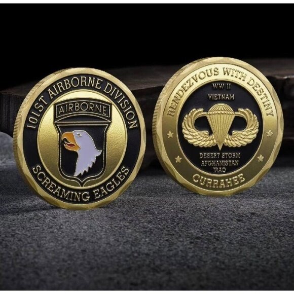 101st Airborne Challenge Coin - Picture 1 of 4